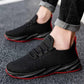 Arone Black Red Sneakers For Men - Stylish Sneakers For Men