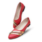 Arone Red Rexine Pumps For Women's