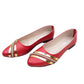 Arone Red Rexine Pumps For Women's