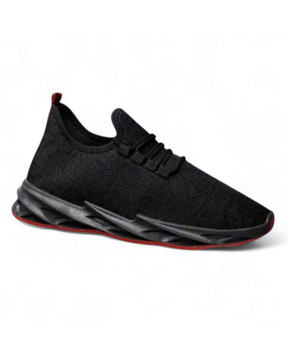 Black Red Shoes For Men - Men's Comfortable Shoes