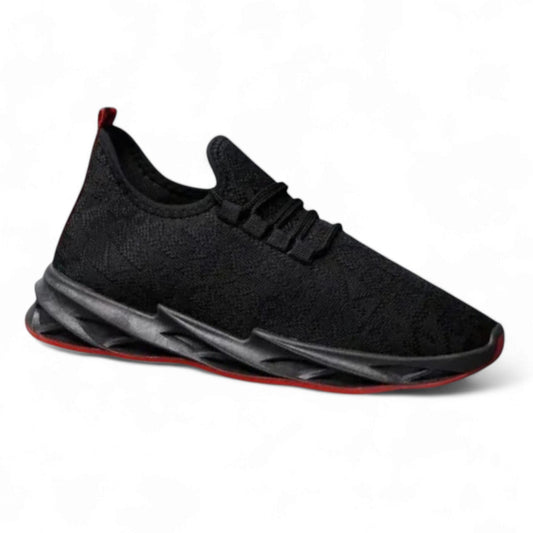 Black Red Shoes For Men - Men's Comfortable Shoes